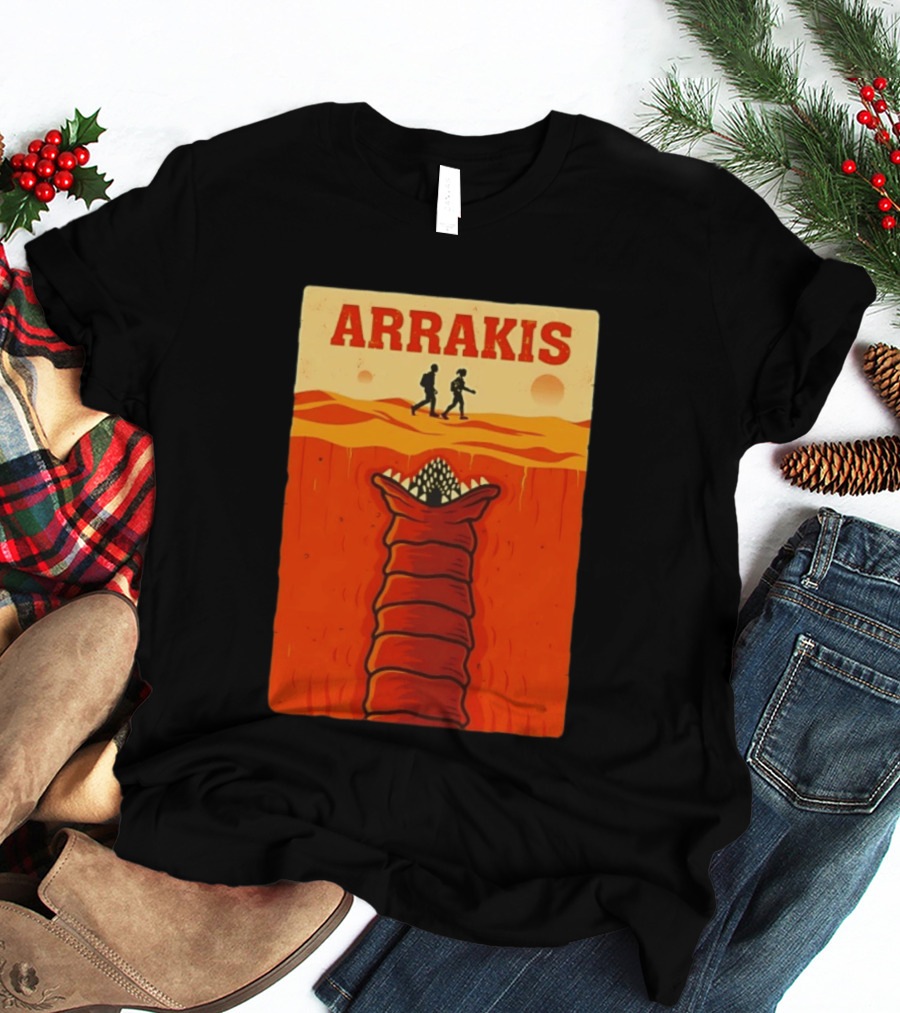 Arrakis Sandworm Apocalypse Movie Style Dune T-Shirt
