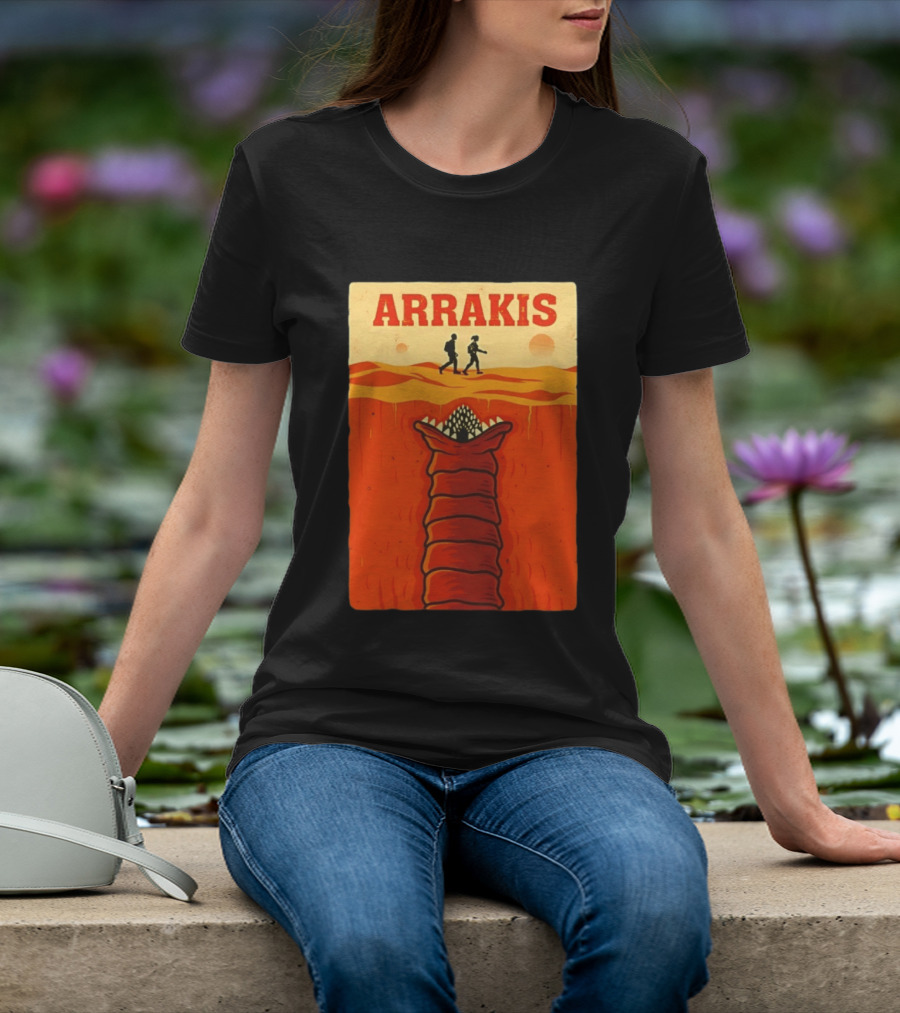 Arrakis Sandworm Apocalypse Movie Style Dune T-Shirt