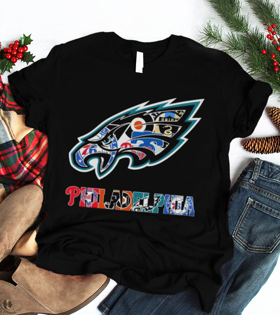 Philadelphia Eagles And Sports Teams Symbolic T-Shirt