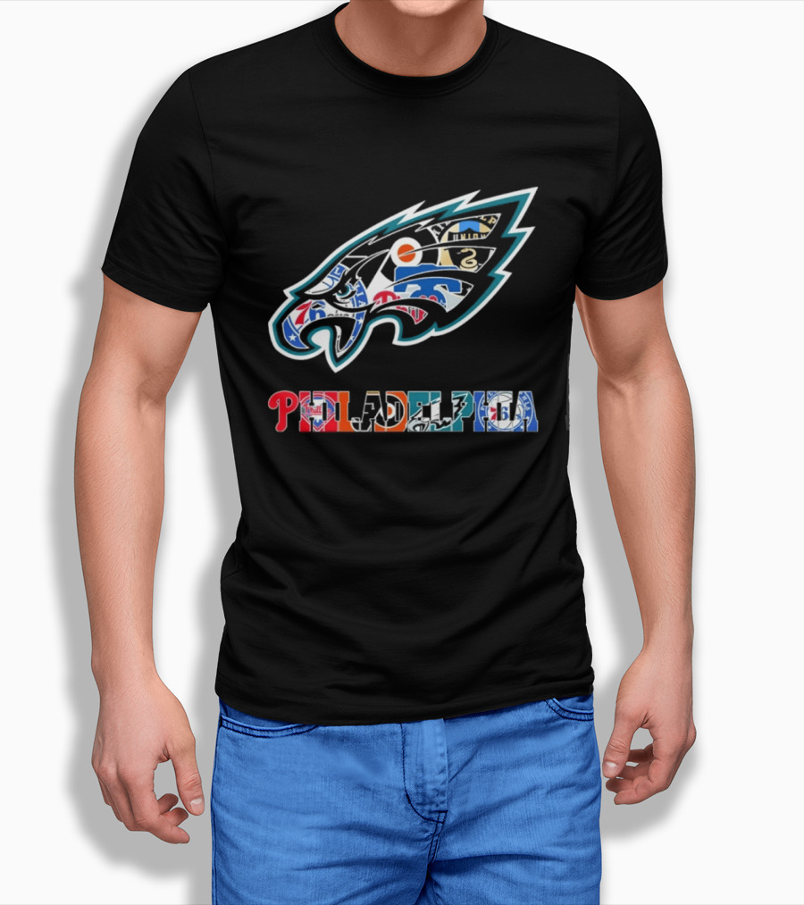 Philadelphia Eagles And Sports Teams Symbolic T-Shirt