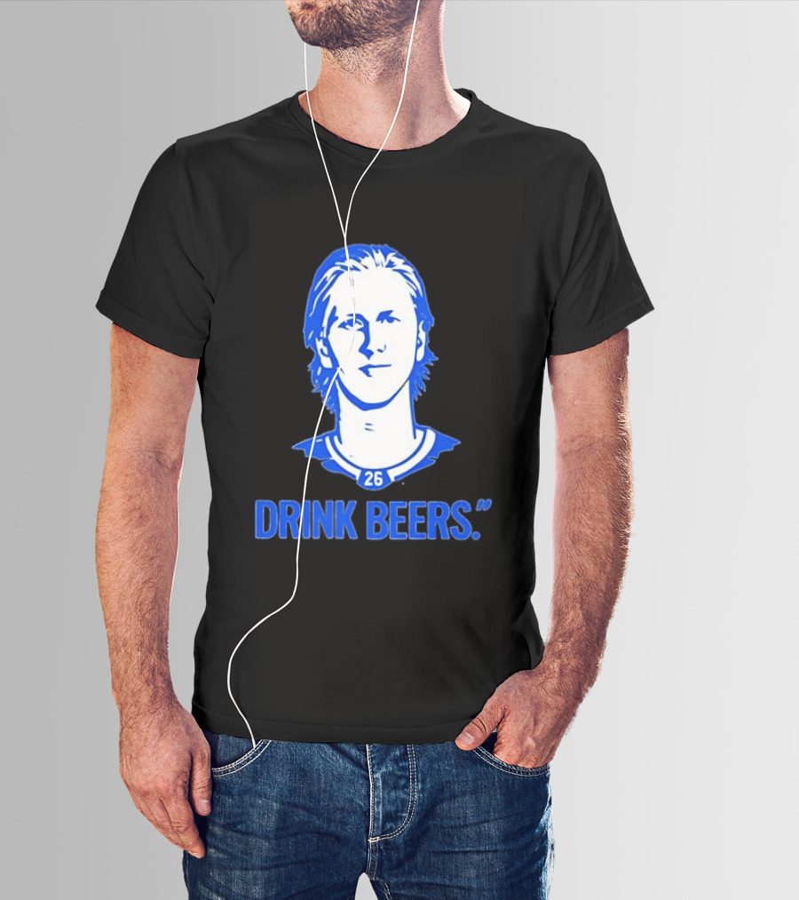 Sam Carrick Rasmus Dahlin Drink Beers Buffalo Sabres Hockey 26 T-Shirt