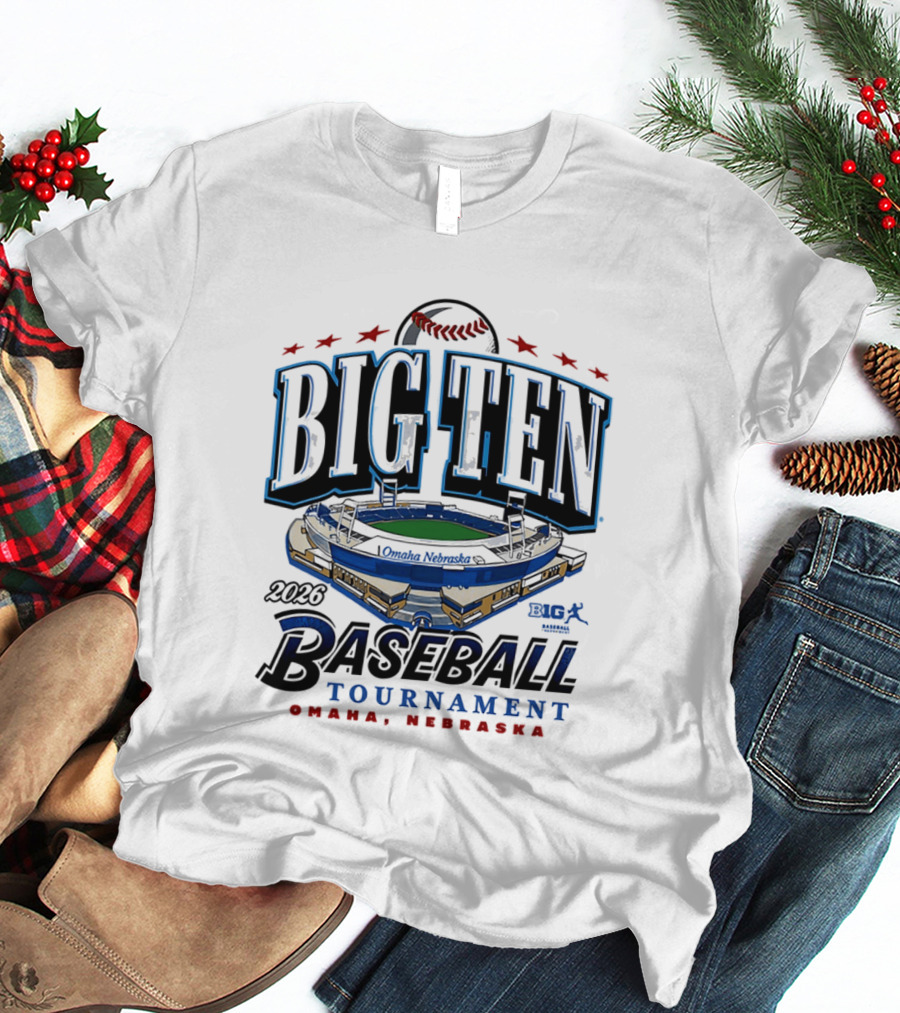 2026 Big Ten Baseball Tournament Omaha Nebraska T-Shirt