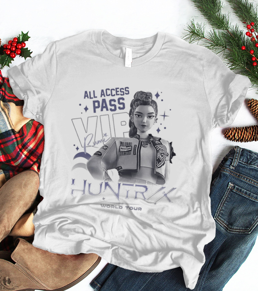 All Access Pass VIP Rumi KPop Demon Hunters Huntrix T-Shirt