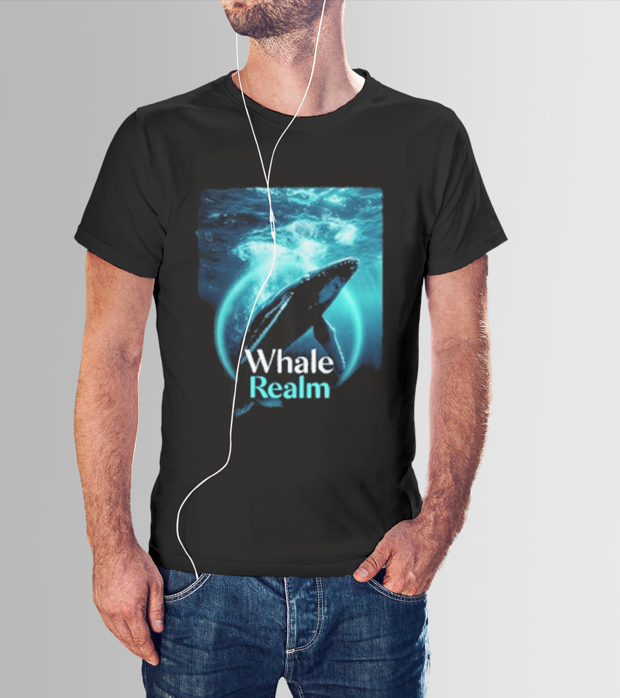 Whale Realm Cinematic Underwater Escape T-Shirt