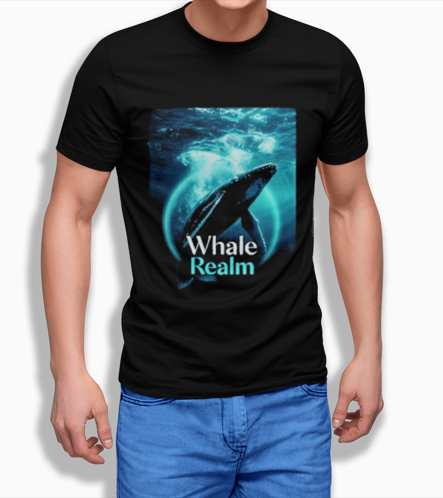 Whale Realm Cinematic Underwater Escape T-Shirt
