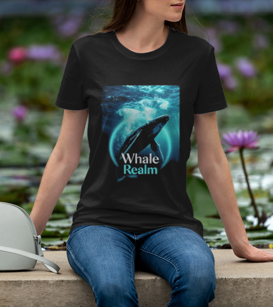 Whale Realm Cinematic Underwater Escape T-Shirt