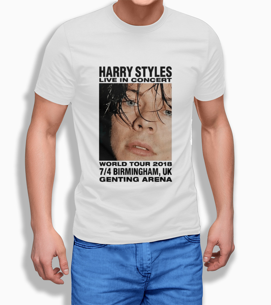 Harry Styles Live In Concert World Tour 2018 Birmingham UK Genting Arena T-Shirt