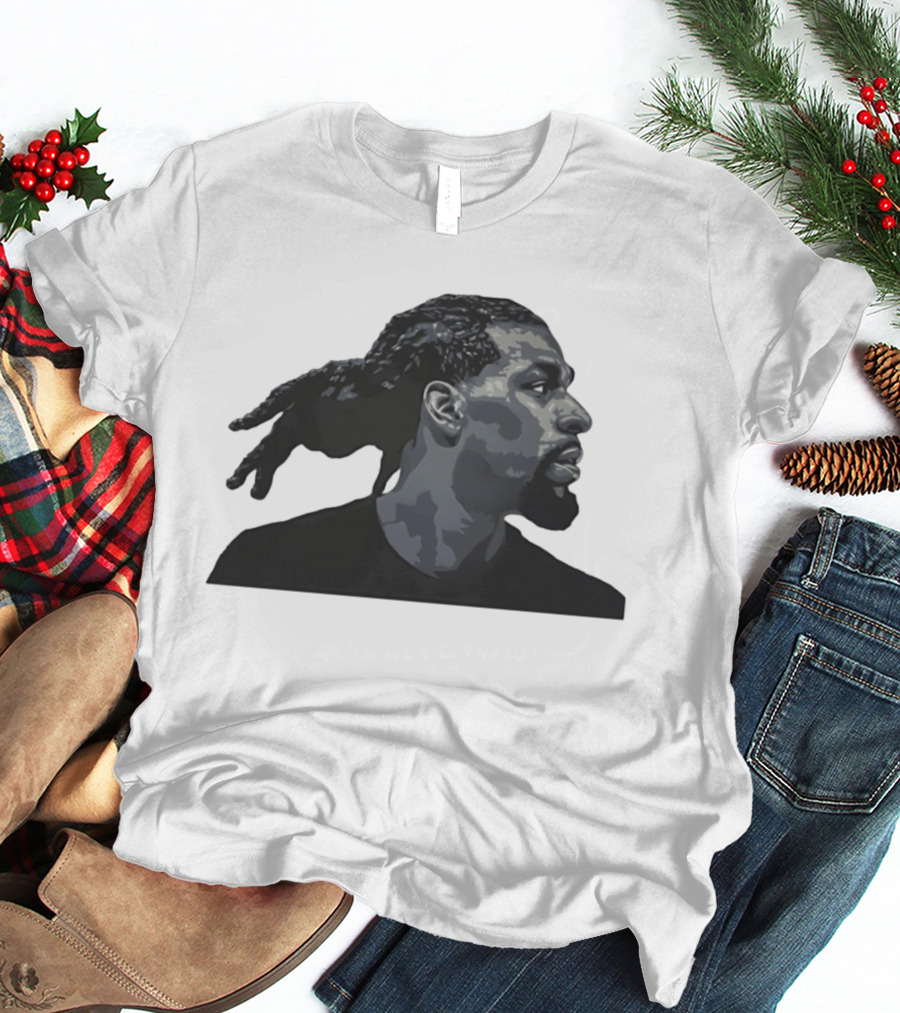 Naz Reid Basketball Athlete Profile Dreads T-Shirt