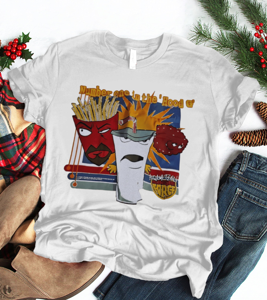 Number One In The 'Hood G Aqua Teen Hunger Force Frylock Master Shake Meatwad T-Shirt