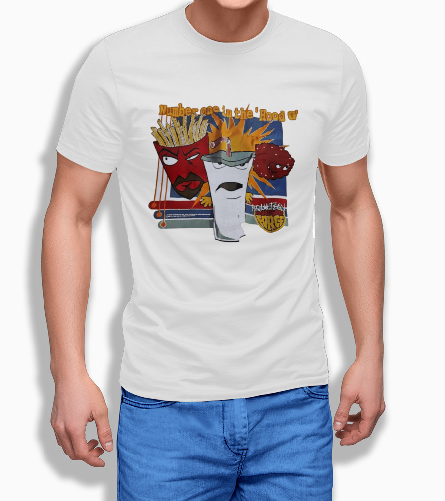 Number One In The 'Hood G Aqua Teen Hunger Force Frylock Master Shake Meatwad T-Shirt