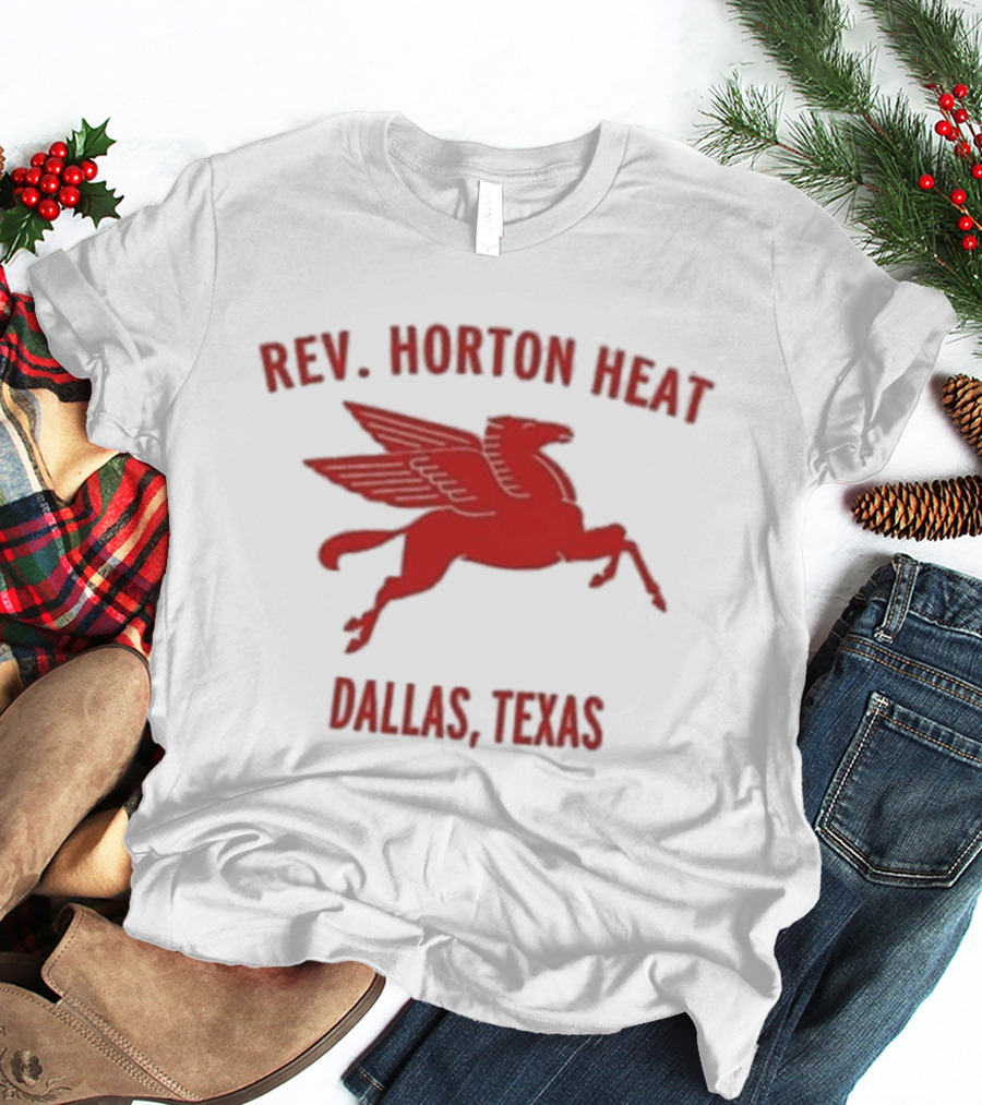 Rev. Horton Heat Dallas Texas Pegasus T-Shirt