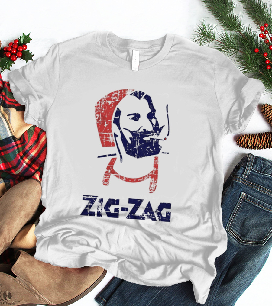 Zouave Soldier Zig Zag Smoking T-Shirt