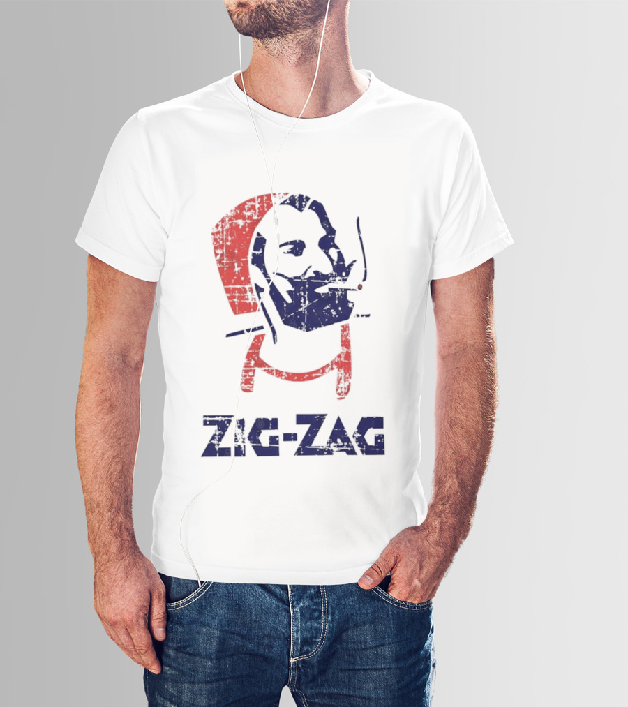 Zouave Soldier Zig Zag Smoking T-Shirt