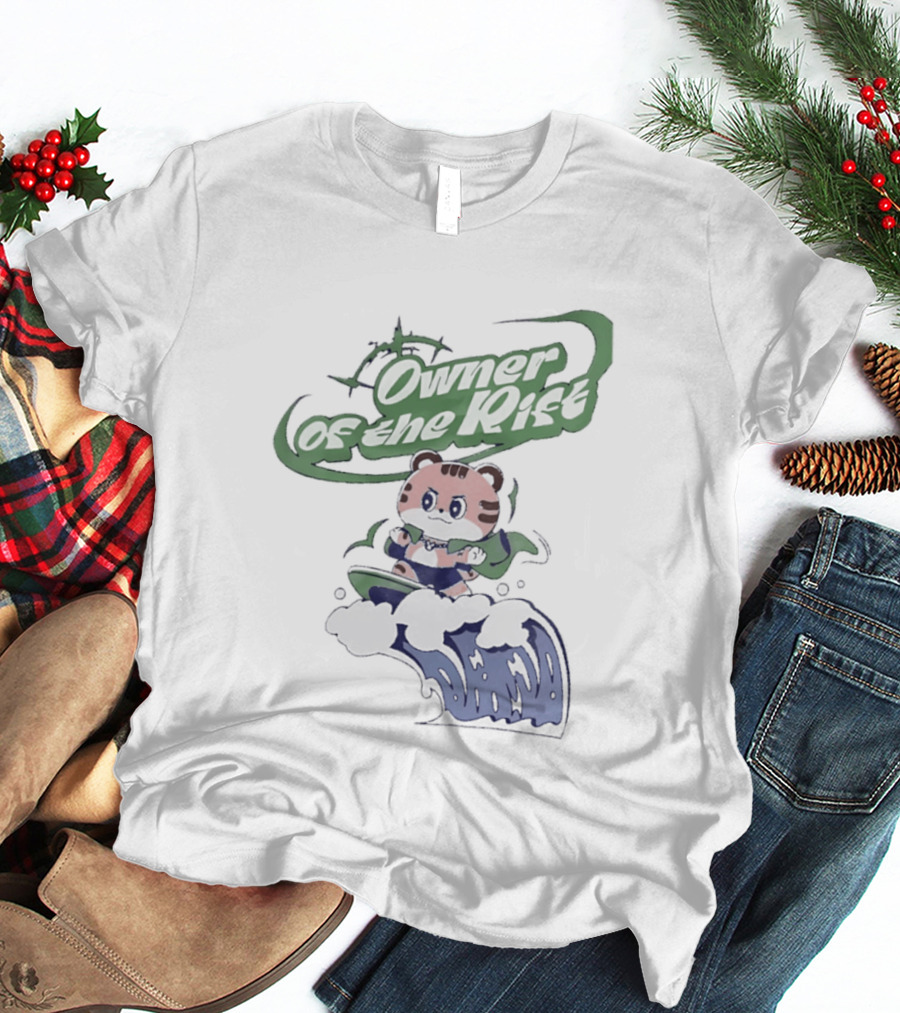 Owner Of The Waves Tiger Surfing Adventure T-Shirt