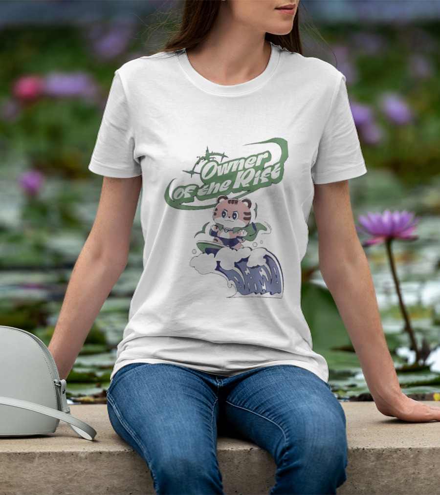 Owner Of The Waves Tiger Surfing Adventure T-Shirt