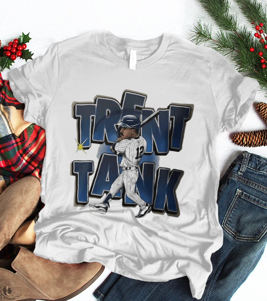 Trent Tank Baseball Homerun Player Number 12 T-Shirt