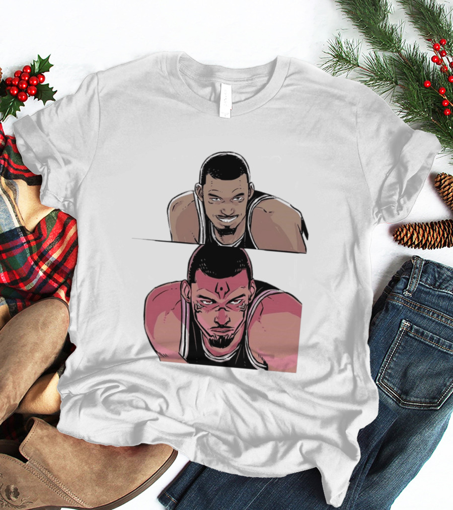 Victor Wembanyama Anime Style Transformation Wemby To Wemkuna T-Shirt