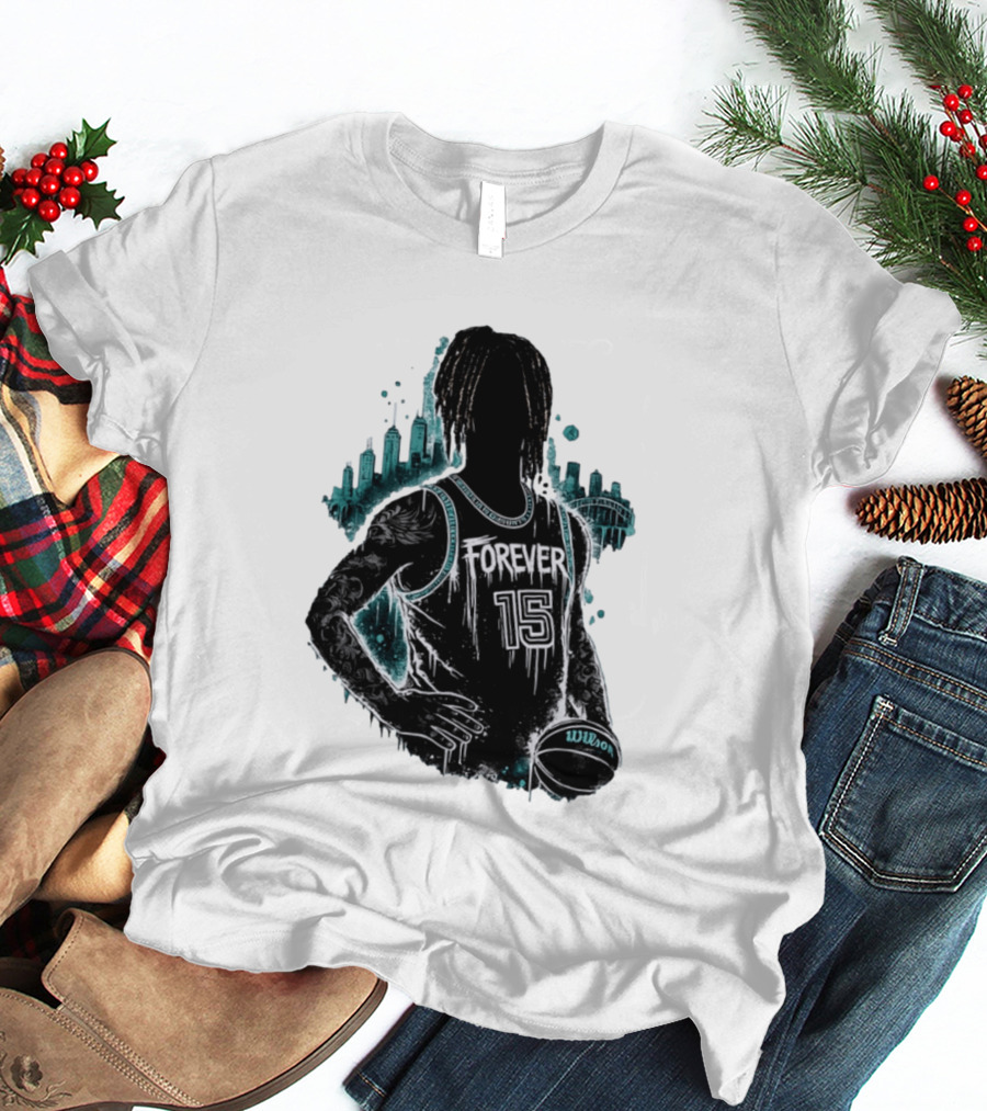 Brandon Clarke Forever 15 Memphis Grizzlies Basketball City Skyline Wilson T-Shirt