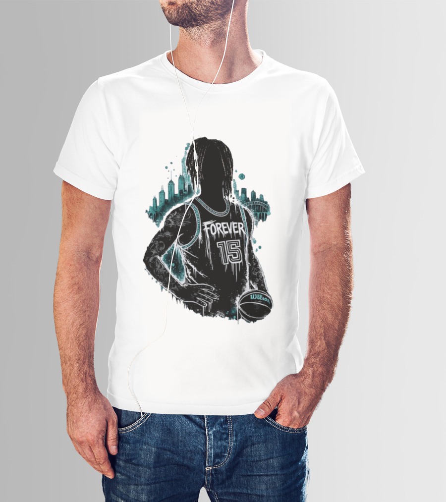 Brandon Clarke Forever 15 Memphis Grizzlies Basketball City Skyline Wilson T-Shirt