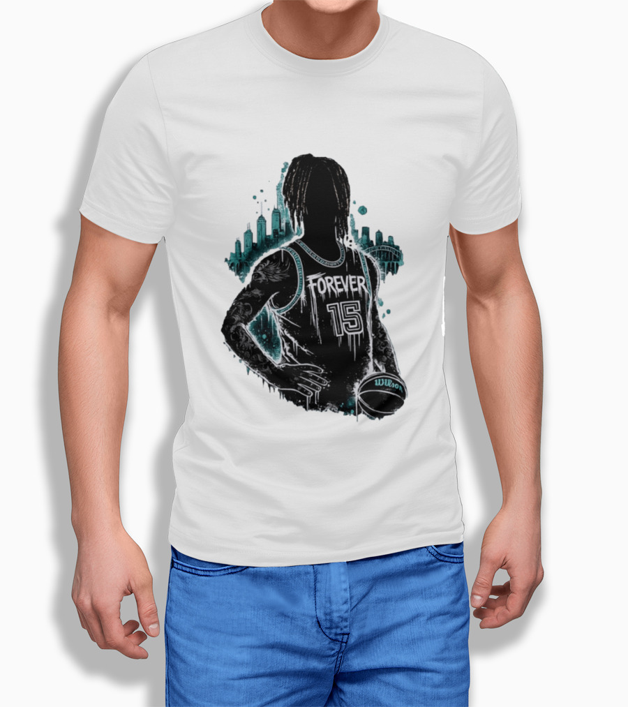 Brandon Clarke Forever 15 Memphis Grizzlies Basketball City Skyline Wilson T-Shirt