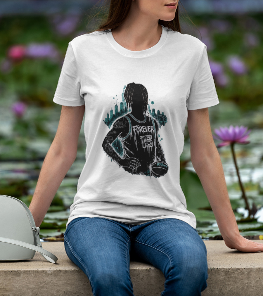 Brandon Clarke Forever 15 Memphis Grizzlies Basketball City Skyline Wilson T-Shirt