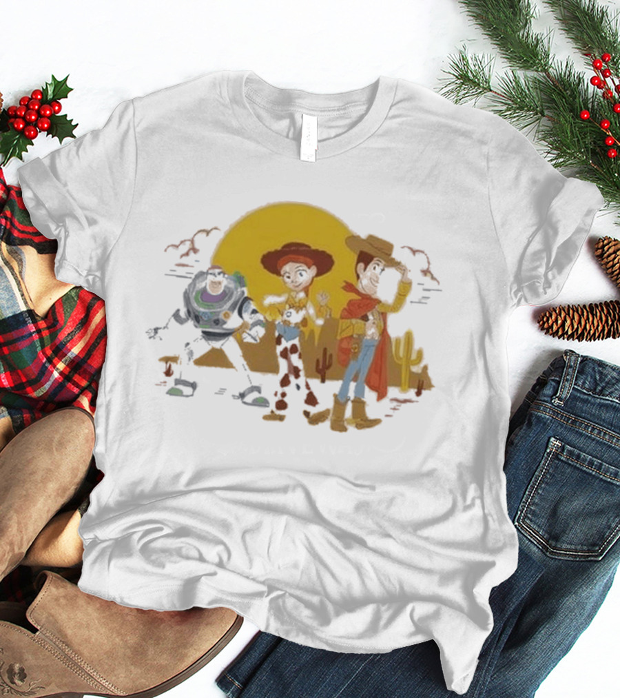 Arizona Diamondbacks X Toy Story Collaboration May 24 2026 Buzz Lightyear Woody Jessie Desert Scene T-Shirt