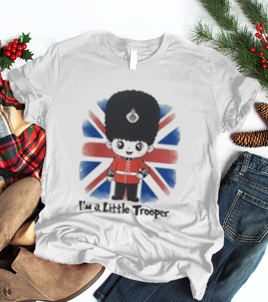 England I'm A Little Trooper British Guard With Union Jack T-Shirt
