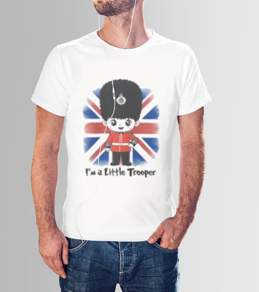 England I'm A Little Trooper British Guard With Union Jack T-Shirt
