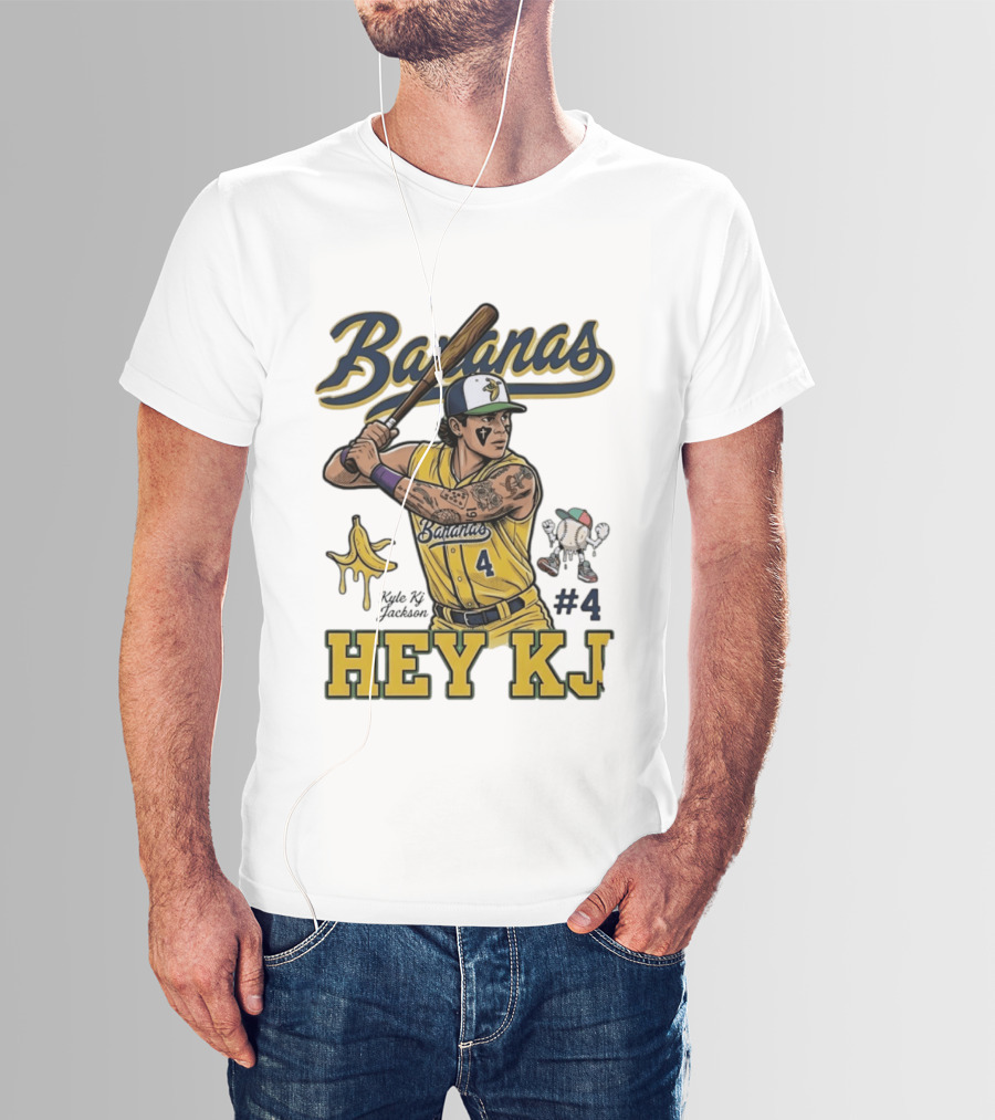 Bananas Kyle Kj Jackson Number 4 Hey KJ T-Shirt