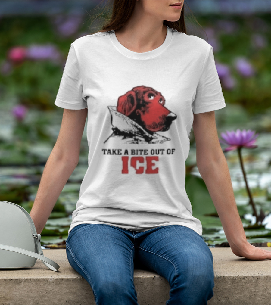 McGruff The Crime Dog Take A Bite Out Of ICE Cops Aren't Your Friend T-Shirt