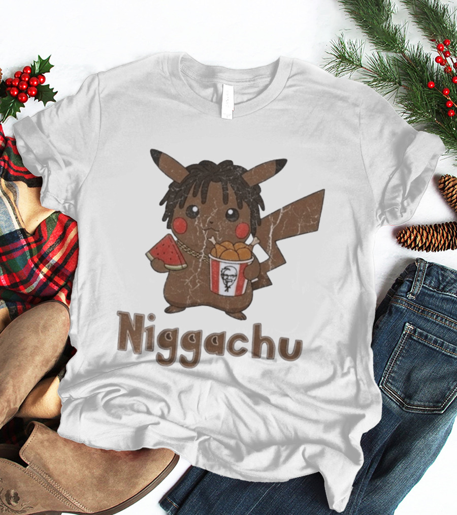 Pokemon PikaJew And Niggachu T-Shirt