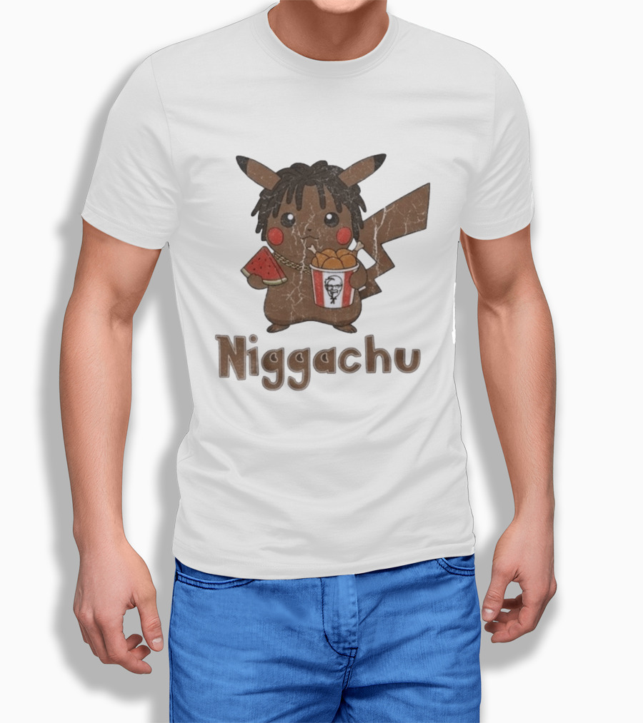 Pokemon PikaJew And Niggachu T-Shirt