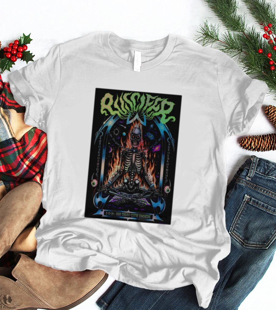 Puscifer San Diego Civic Theatre May 13 2026 Skeleton Cosmic Fire T-Shirt