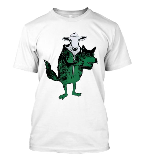 Sheep In Wolf's Clothing Humorous Animal Disguise Joke T-Shirt