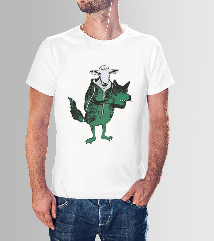 Sheep In Wolf's Clothing Humorous Animal Disguise Joke T-Shirt