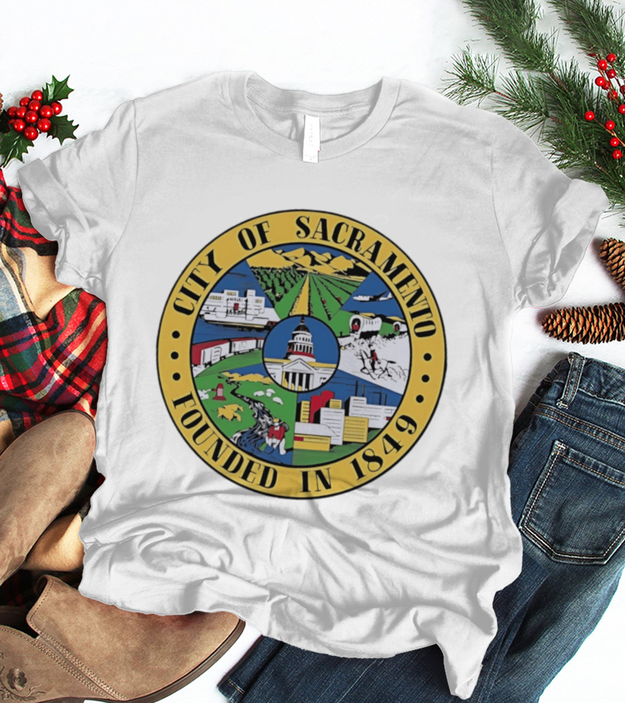 City Of Sacramento Founded In 1849 California T-Shirt