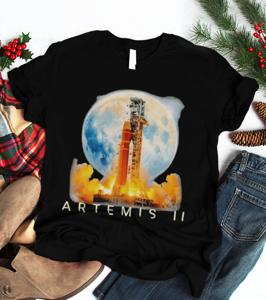 Artemis II Moon Mission NASA Rocket Launch 2026 T-Shirt