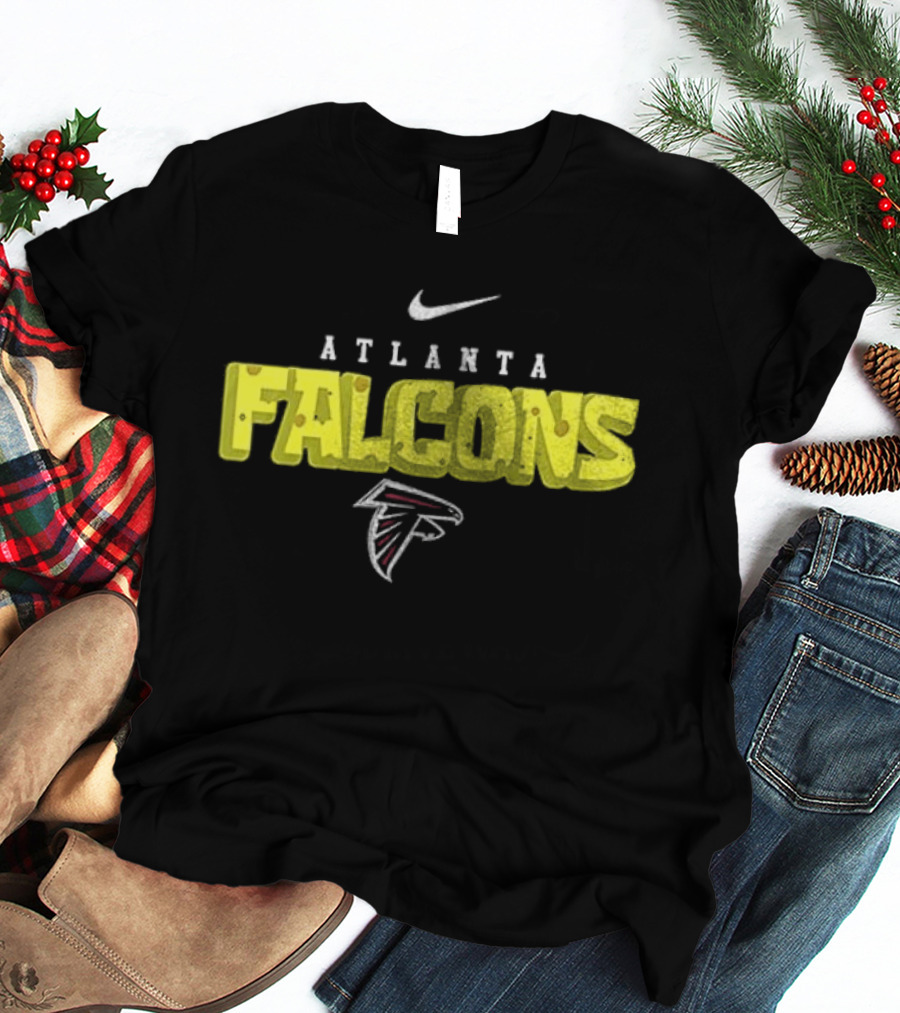 Atlanta Falcons Nike Swoosh Collaboration With SpongeBob T-Shirt