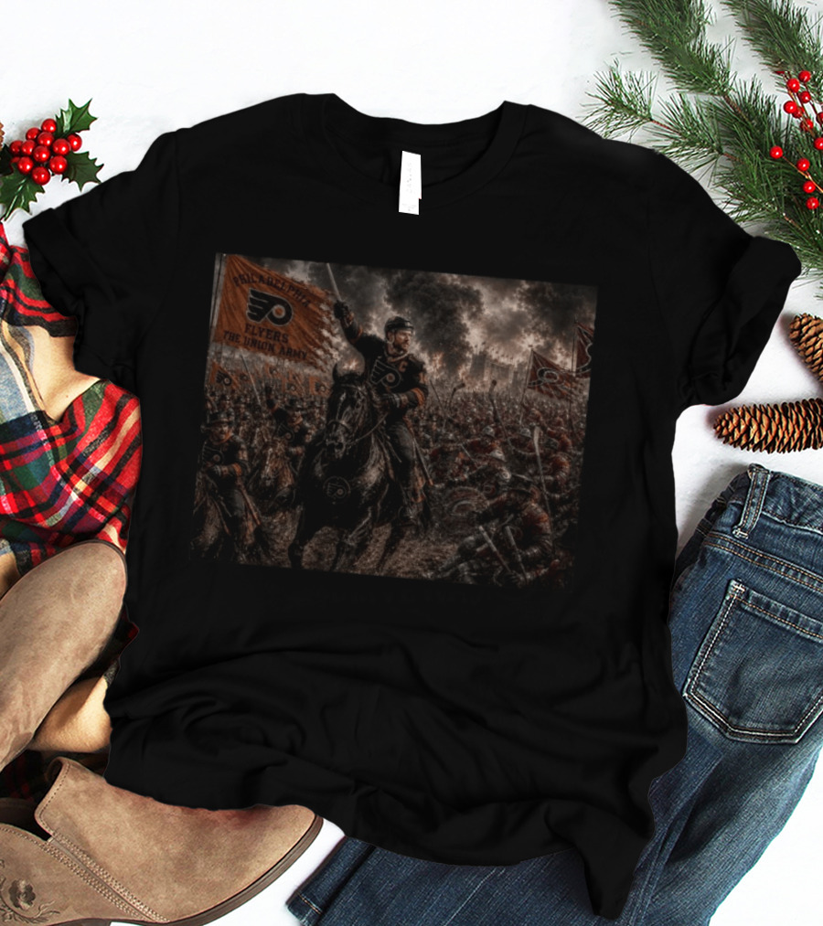 Philadelphia Flyers The Union Army Battle Scene T-Shirt