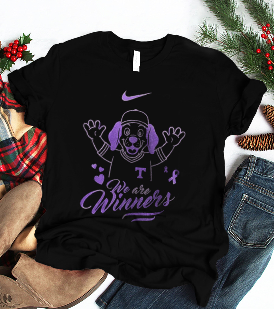 Tennessee Volunteers We Are Winners Cancer Survivors Nike Collaboration T-Shirt