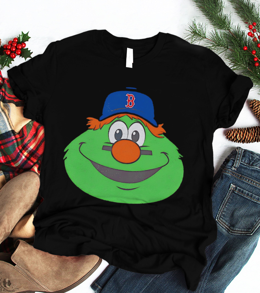 Boston Red Sox Wally The Green Monster Big Face 2026 T-Shirt