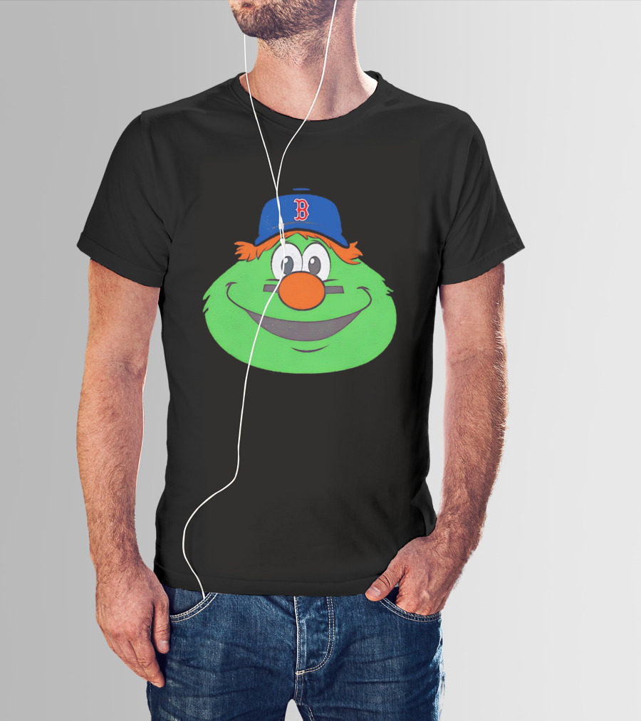 Boston Red Sox Wally The Green Monster Big Face 2026 T-Shirt