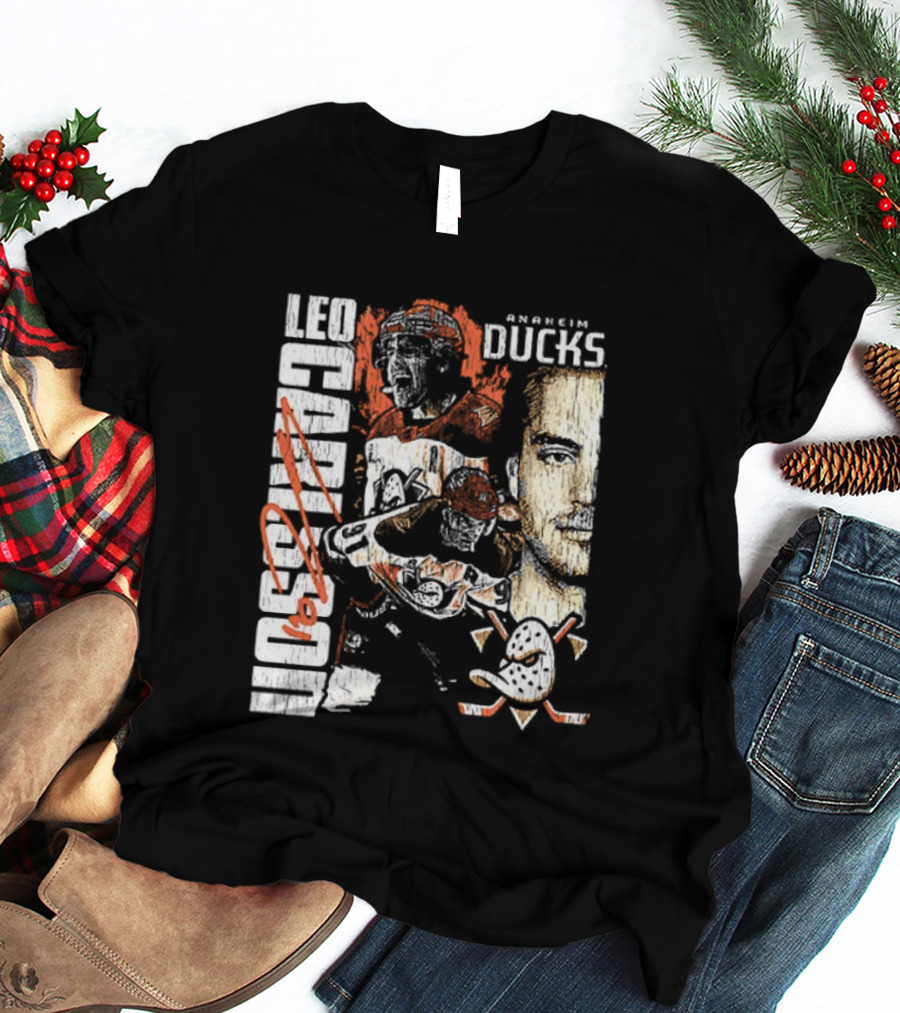 Leo Carlsson Anaheim Ducks Hockey 2026 T-Shirt