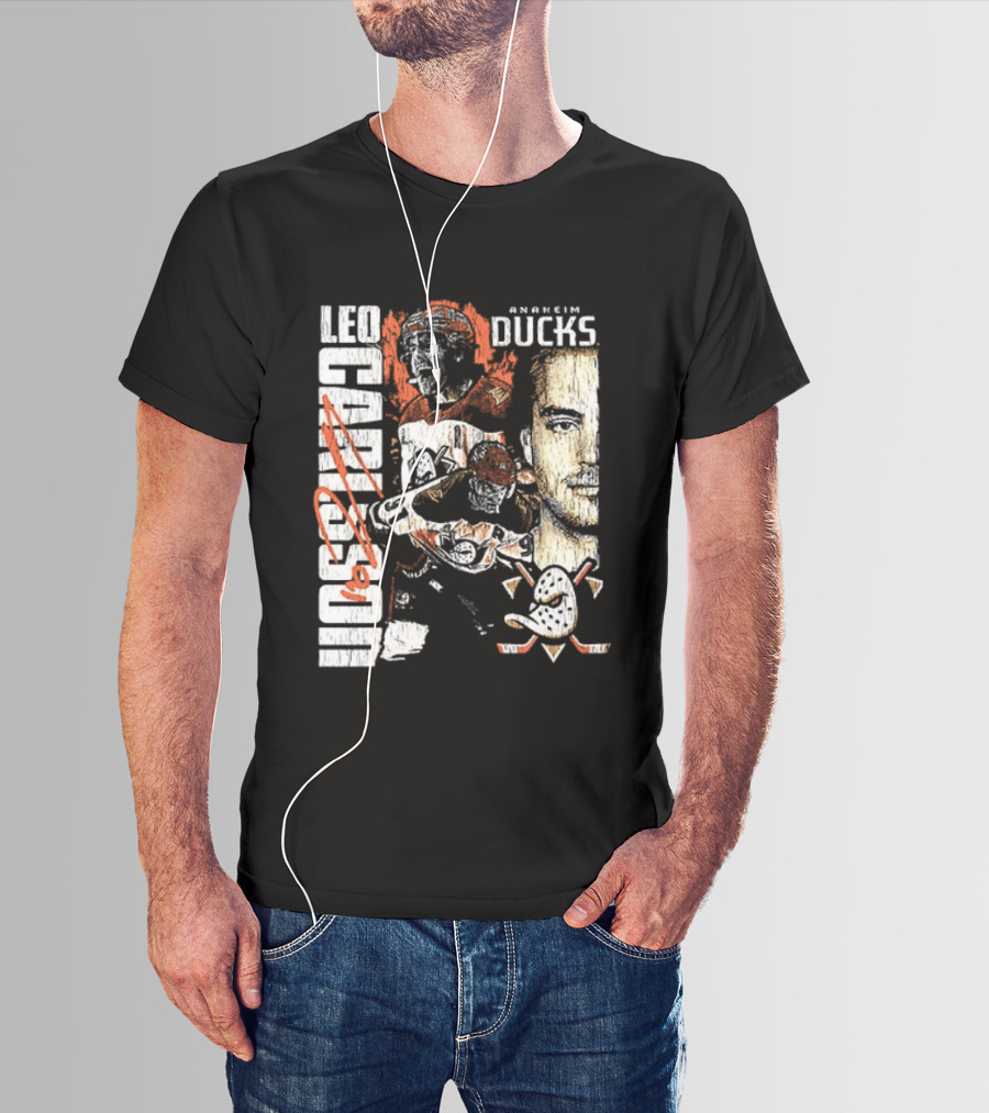 Leo Carlsson Anaheim Ducks Hockey 2026 T-Shirt