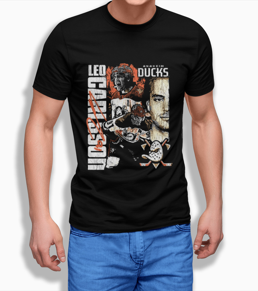 Leo Carlsson Anaheim Ducks Hockey 2026 T-Shirt