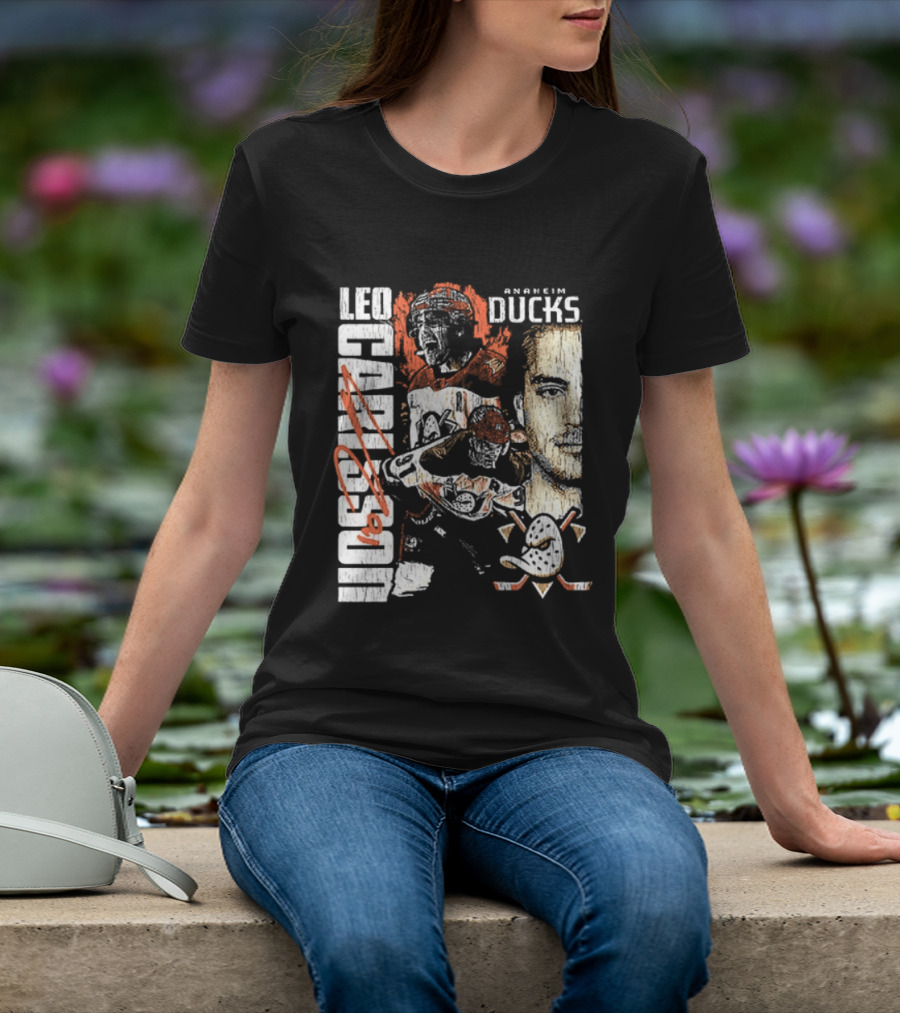 Leo Carlsson Anaheim Ducks Hockey 2026 T-Shirt