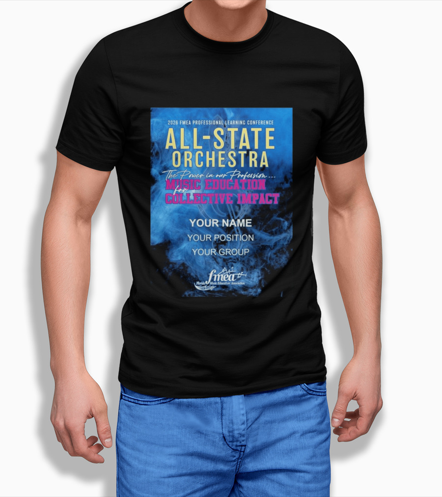 2026 FMEA Professional Learning Conference All State Orchestra Music Education For Collective Impact T-Shirt