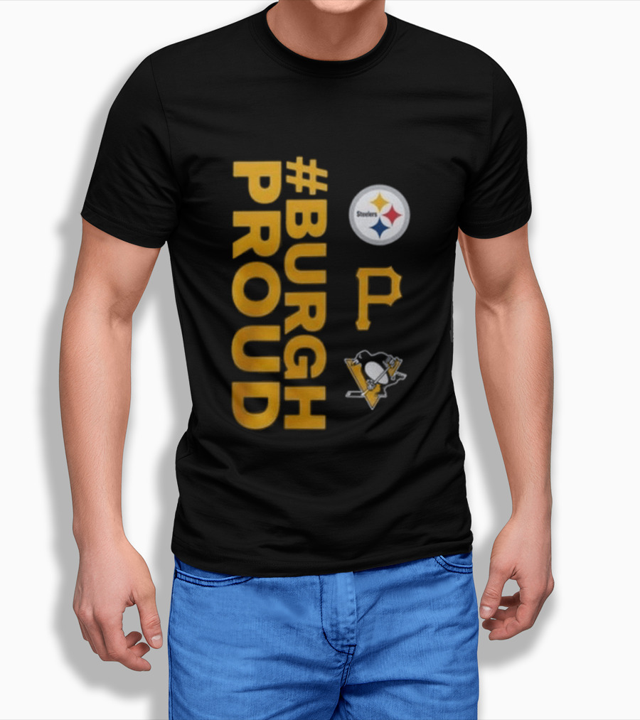 Pittsburgh Pirates 2026 #Burgh Proud Steelers Penguins T-Shirt