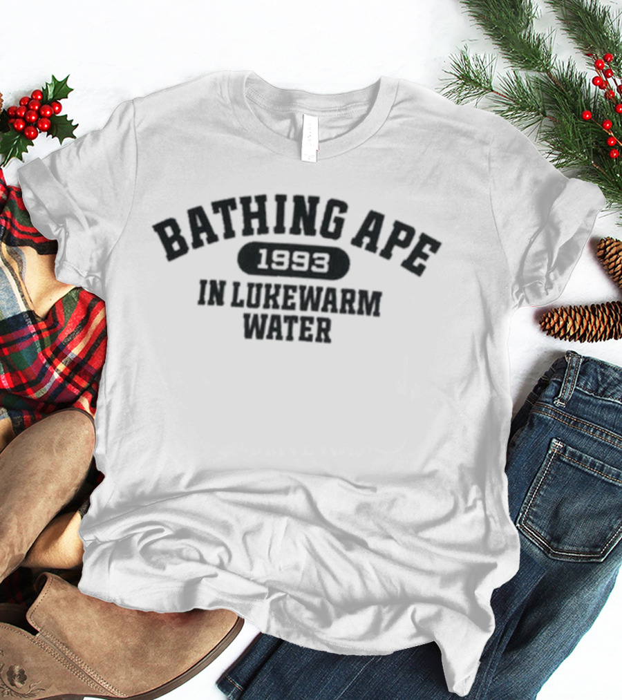 Bathing Ape 1993 In Lukewarm Water Retro Style Vintage Fashion T-Shirt