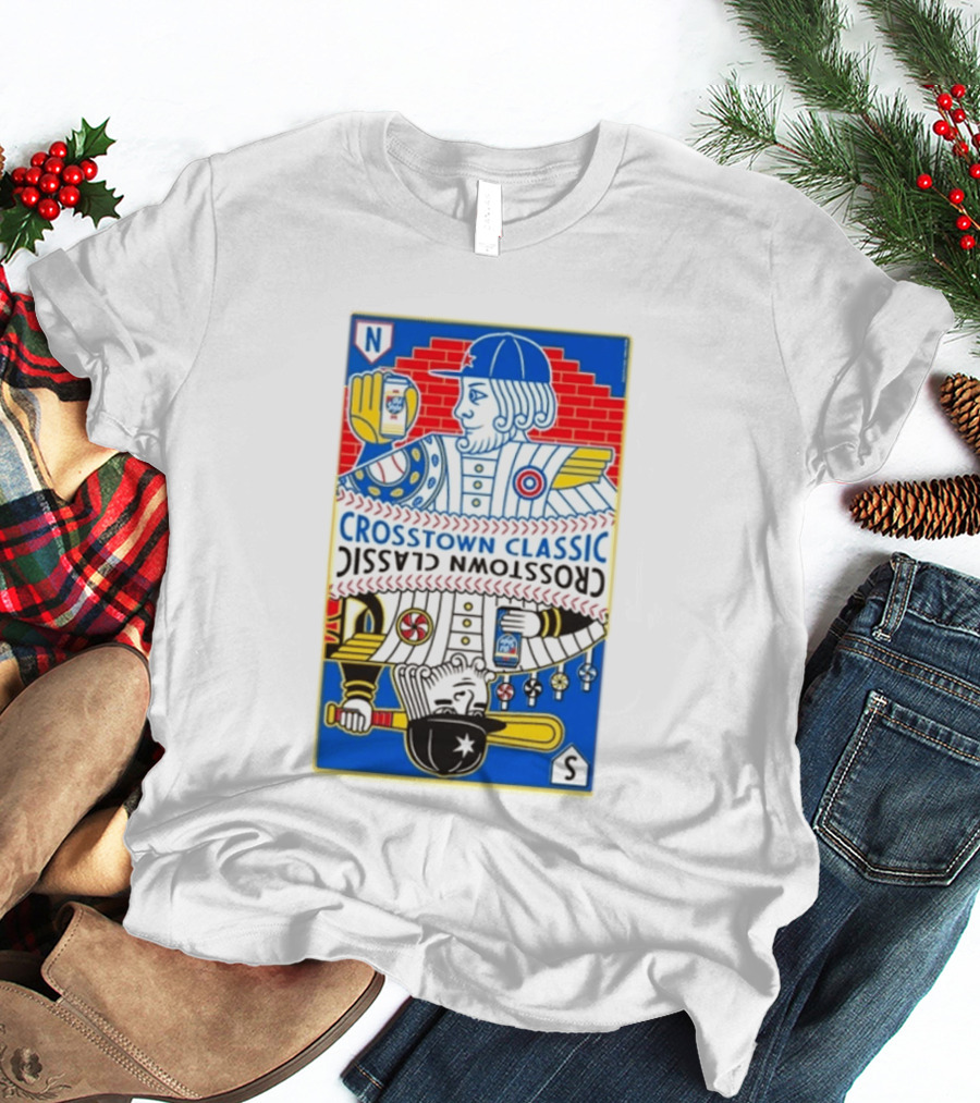 Crosstown Classic Series Card Chicago Cubs Vs Chicago White Sox T-Shirt